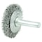 Weiler 1-1/2" Wire Wheel, .0118" Steel Fill, 1/4" Stem 17903 - alternate 2